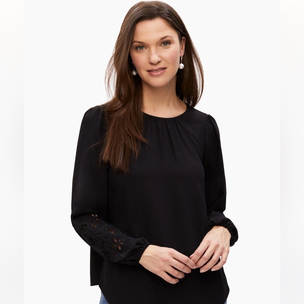 Laura Cutout Detail Blouse Black